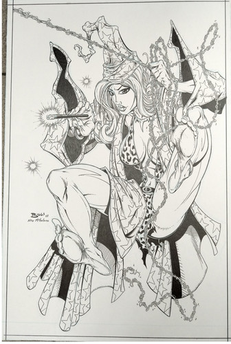 Original cover art by Jamie Biggs, Sheena queen of the jungle #5, year 2022
