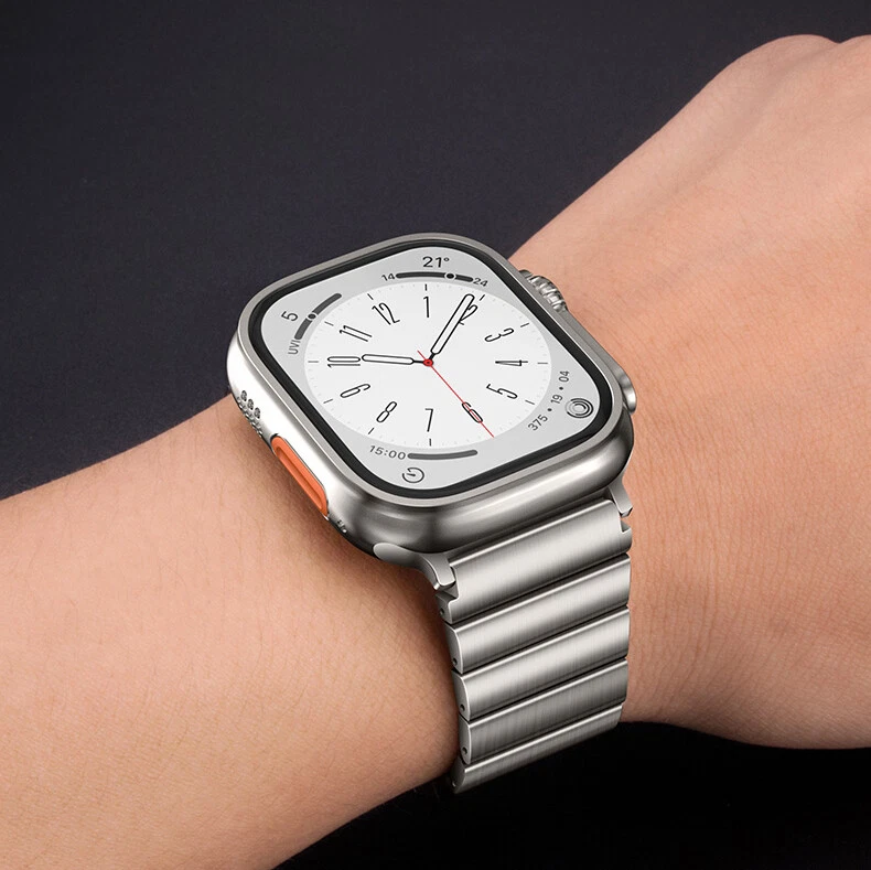 Titanium Band 38/40/41/42/44/45/49mm For Apple Watch Series 1-10/SE/Ultra Strap - Image 4 of 4