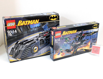 LEGO Batman The Batwing 7782 NEU & The Batmobile 7784 Open Box Set 【auf Lager】