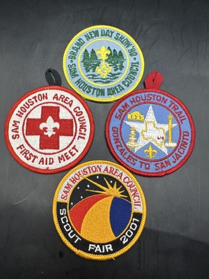 Sam Houston Area Council First Aid Scout Fair Trail Brand New Day Lot Of 4