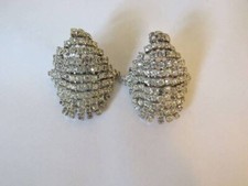 VINTAGE PRONGED RHINESTONE MUSI SHOE CLIPS ACCESSORIES
