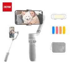Zhiyun Smooth Q4 Portable Gimbal Stabilizer w/ Fill Light for Smartphone iPhone