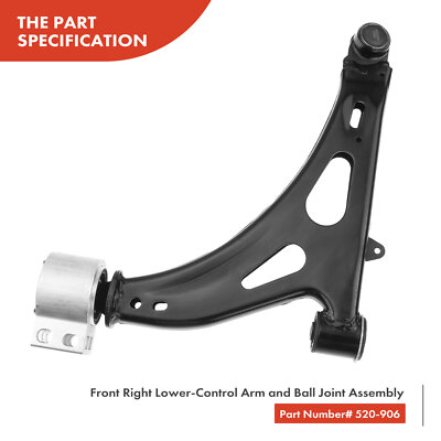 Suspension Control Arm and Ball Joint Assembly Front Right Lower OE Brand Auto