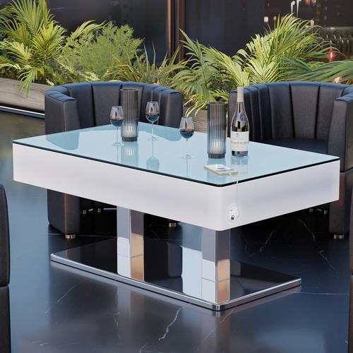 COOZY | LED Loungetisch | B:T:H 120 x 70 x 52 cm | RGB | Akku | LED Shishatisch - Bild 2 von 11