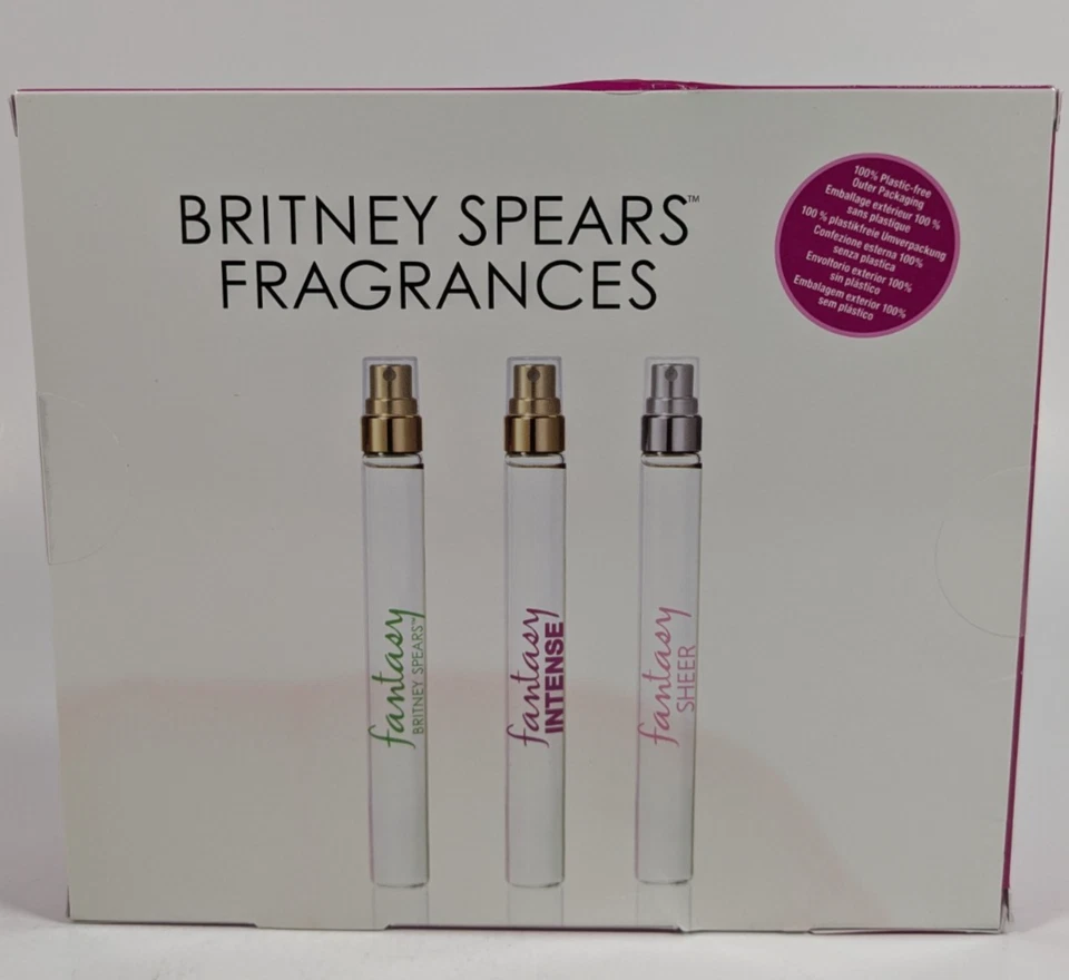 Britney Spears Fantasy Fragrances 3ct Travel Sz Set Women's Eau De Parfum 0.33oz - Image 3 of 3