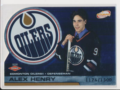 2002-03 Atomic #110 ALEX HENRY - RC Rookie Card - Edmonton Oilers