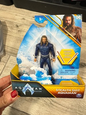 Spin Master DC Aquaman & The Lost Kingdom Stealth Suit Aquaman 4'' Action Figure
