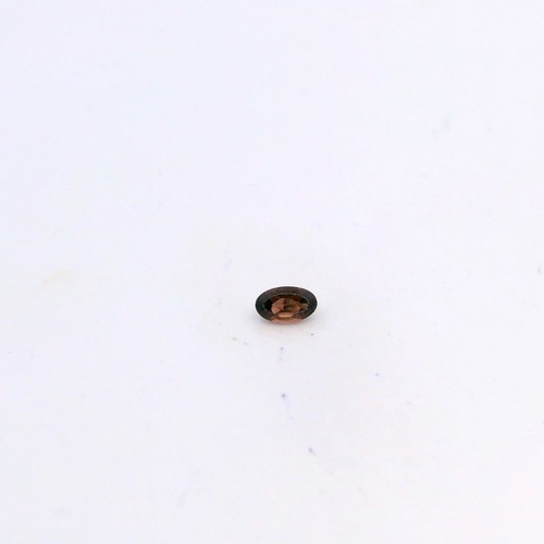 0.04ct Loose Oval Cut Smokey Quartz 5 x 3 x 2.3mm