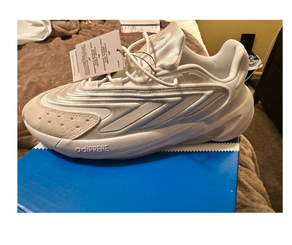 adidas Ozelia Triple White Womens size 9.5 New with box