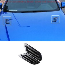 For BMW 5 Series M5 2018-2023 Carbon Fiber Engine Hood Air Outlet Vent Cover 2PC