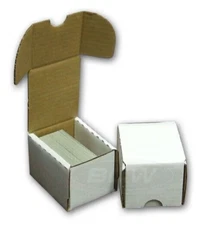 New (10) BCW 100 Count Cardboard Trading Card Storage Boxes