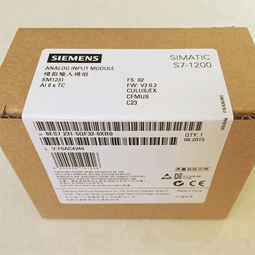 Siemens 6ES7231-5QF32-0XB0 SIMATIC S7-1200 SM1231, Thermocouple, New Sealed