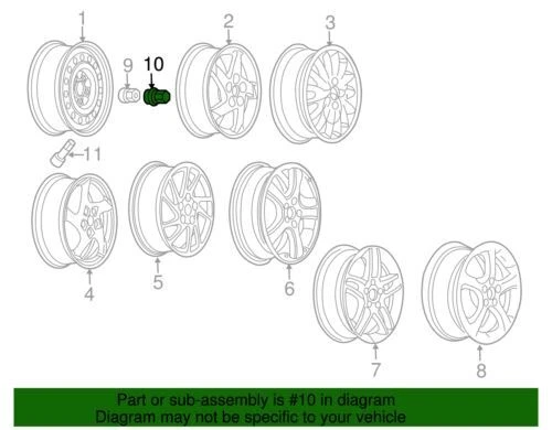 Tapa de tuerca de rueda genuina GM 2005-2012 Chevrolet Pontiac LT Grand Prix 09594438 Foto 2 de 2