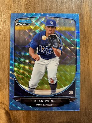 KEAN WONG 2013 Bowman Chrome Draft BLUE WAVE REFRACTOR #BDPP51