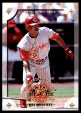 1998 Donruss Limited Fractal Materials Jon Nunnally 1455/3250 Cincinnati Reds