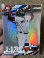 2021 Topps Chrome David Ortiz #B-2 Refractor Beisbol Dominican Boston Red Sox