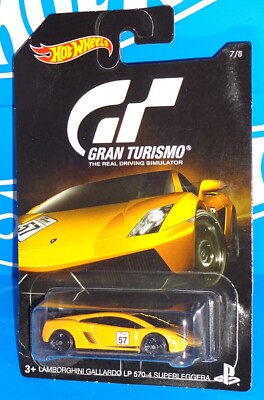 Hot Wheels 2017 Gran Turismo #7 Lamborghini Gallardo LP 570-4 Superleggera