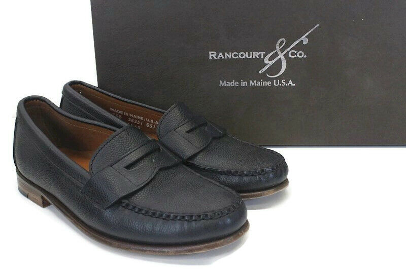 Beefroll Penny Loafers LH - Black Chromexcel