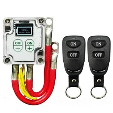 12V Wireless Remote Control Power Cut Off Car Battery Disconnect Switch System