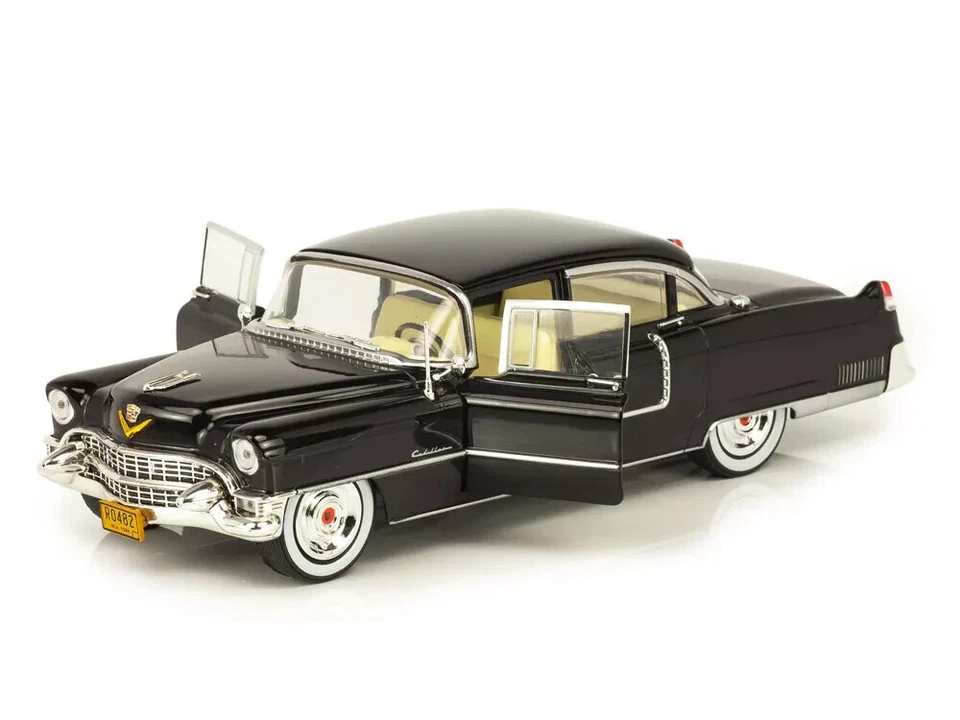 1955 CADILLAC FLEETWOOD SERIES 60 The Godfather Greenlight #84091 Die Cast 1/24 - Immagine 3 di 4