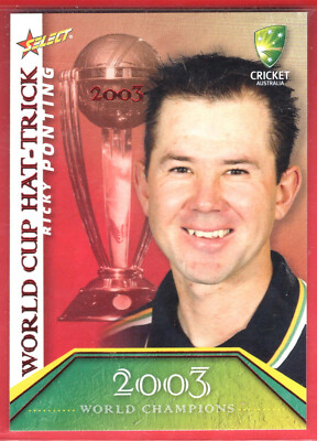 2007-08 SELECT CRICKET CARD - [2003 WORLD CUP HAT TRICK] - WSC29 Ricky PONTING
