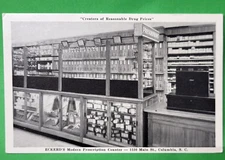 Eckerd's Modern Prescription Counter Columbia S.C. Drug store Graycraft Card