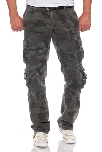 JET LAG Herren Cargohose FW 011 Outdoor Seitentaschen Männerhose - Bild 2 von 15