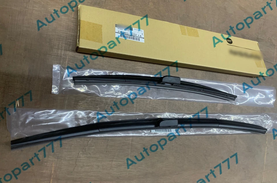Par genuíno de lâminas de limpador de para-brisa dianteiro OEM para 2013-2020 Infiniti FX37 QX70 - Imagem 2 de 4