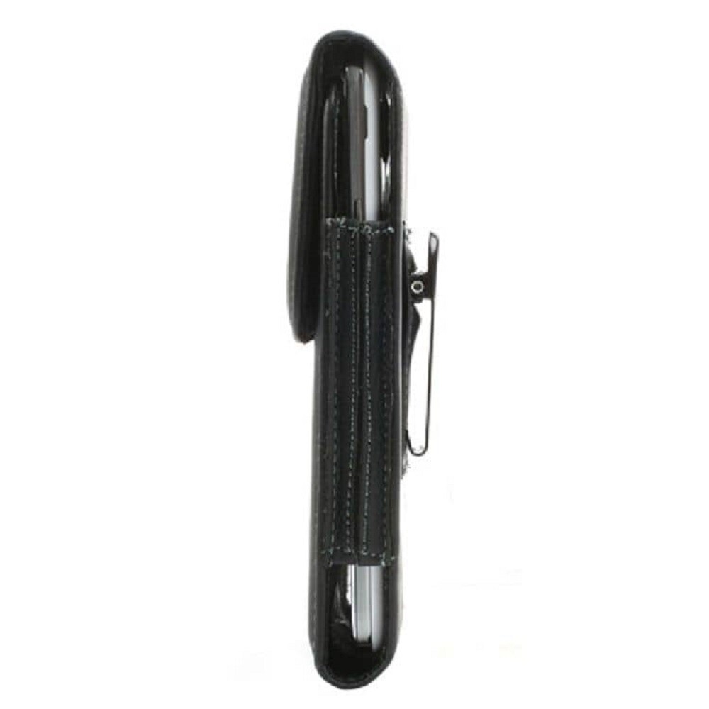 Étui Ceinture Avec Clip Métallique Pour Motorola Moto Z3 (2018) - Simili-cuir Noir - Neuf