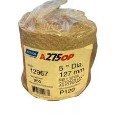 Saint Gobain 66261112967 5" 120 Grit Self Stick Auto-Collant Sheet Roll (Pack...