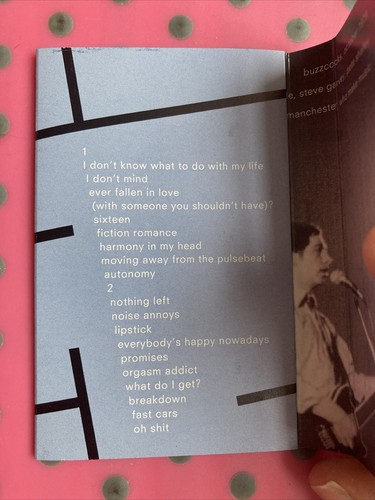 BUZZCOCKS Entertaining FRIENDS Cassette Tape Live At Hammersmith Odeon 1979 - Picture 3 of 3