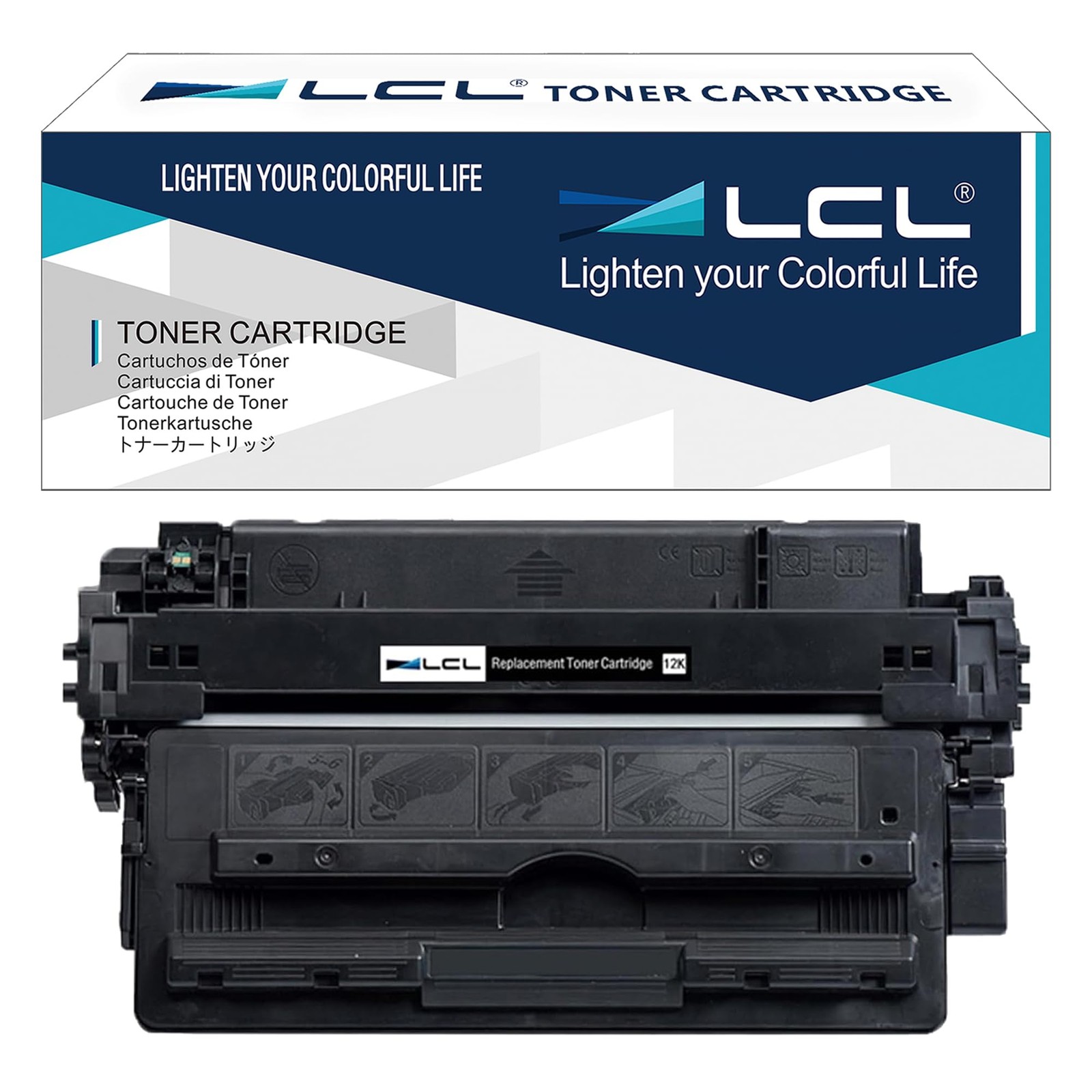 Cartouche de toner noir Q7516A 16A pour imprimante HP LaserJet de bureau