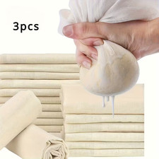 3 Pack Cheesecloth ? 50�50cm Unbleached Reusable Muslin Cloths Straining Cloth.