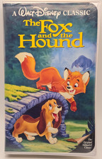 The Fox and the Hound VHS 1994 Disney Black Diamond Clamshell Classic Animated