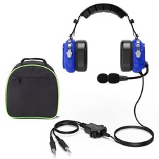 Aviation Pilot Headset with Passive Noise Reduction for Flight Student, PNR G...