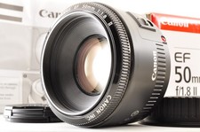  Mint Canon EF 50mm f/1.8 II Standard Prime Lens w/BOX 4822