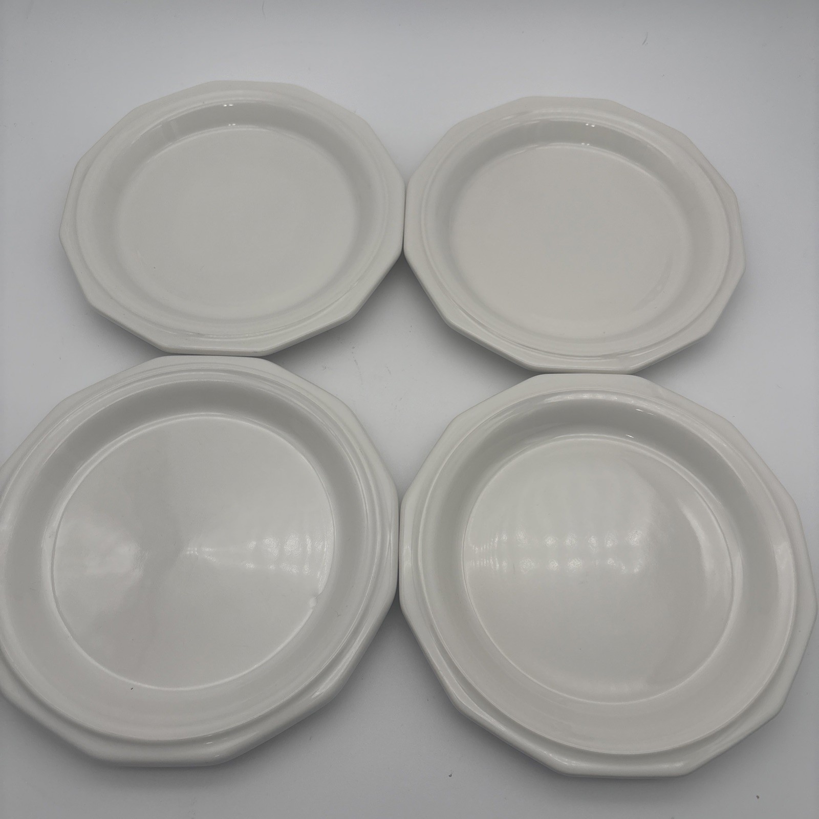 Set of 4 Pfaltzgraff Heritage White 6 7/8