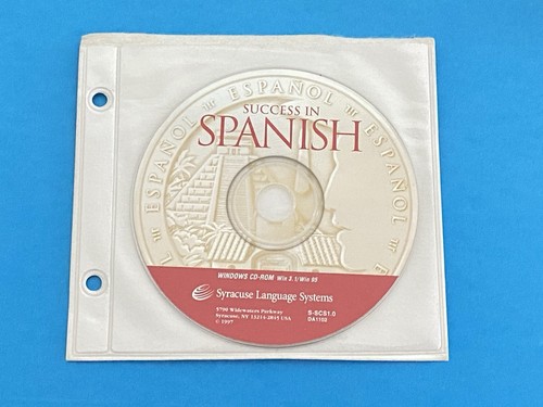 Syracuse Language Systems 1997 Success in Spanish Windows CD-ROM Win 3.1/Win 95 - Picture 3 of 3