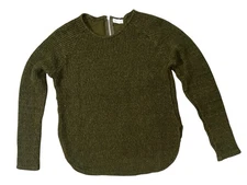 Silence Noise Cozy Fuzzy Oversize Brown Sweater Size Small Edgy Mod Minimalism