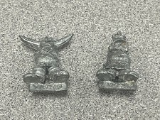 Citadel Warhammer 40K 80's Squat Warlords X2 Metal OOP Games Workshop