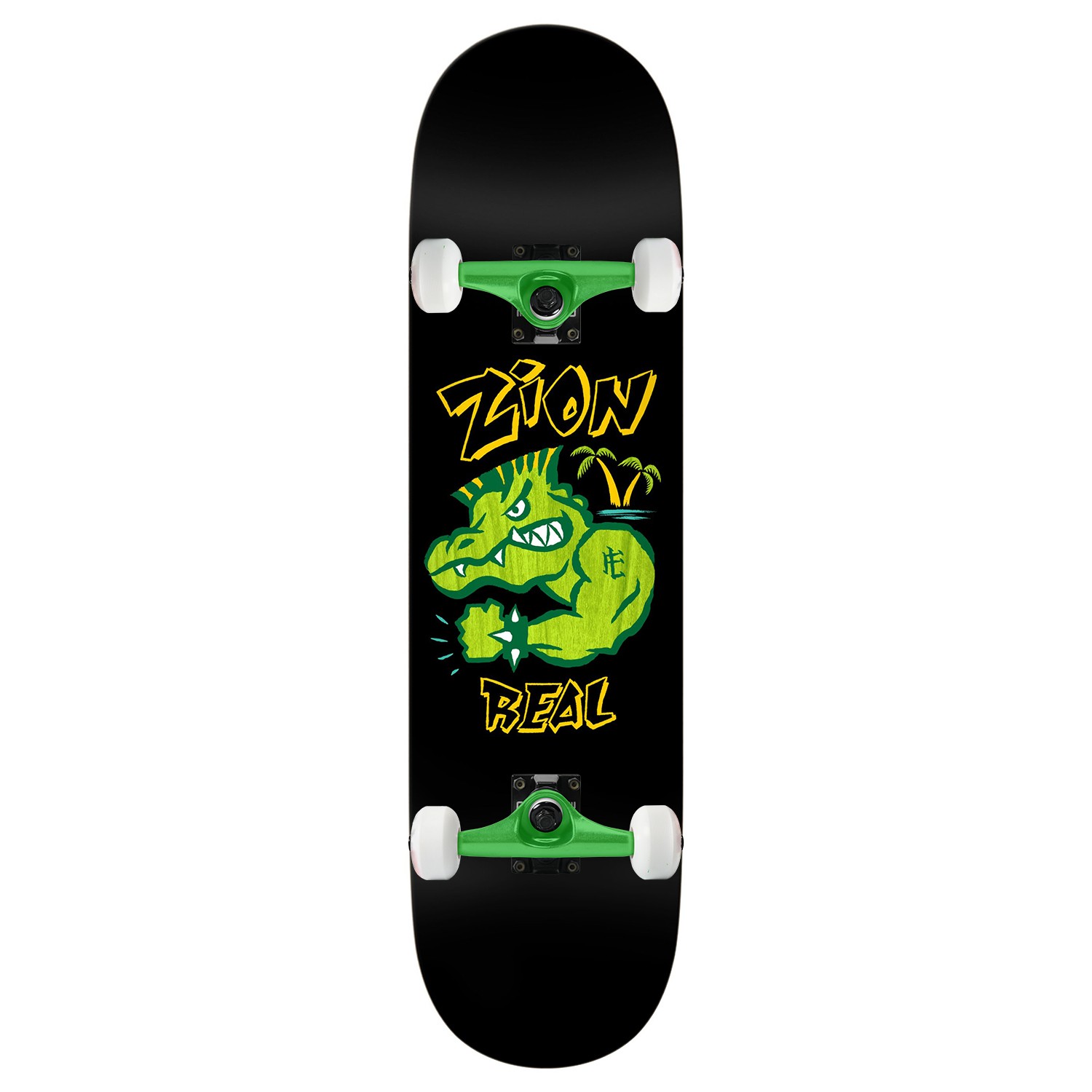 Real Skateboard Assembly Zion Bad Gator Heavyweights 8.5" x 