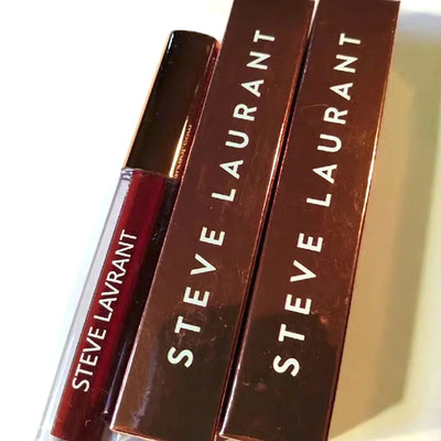 2 Steve Laurant Lip Gloss in Eggplant 3.2g/0.1oz each Full Size