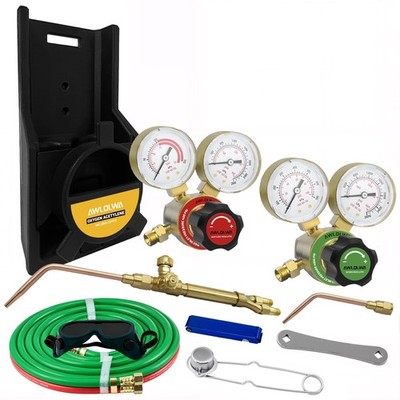 AWLOLWA G150 J-P Light Duty Oxy Acetylene Torch Kit, Portable HVAC Cutting Br...