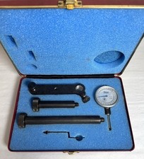 Vintage Central Tool Cummins Diesel Injector Timing Dial Indicator Gauge Set Vintage Central Tool Cummins Diesel Injector Timing Dial Indicator Gauge Set