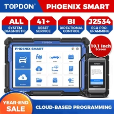 2025 TOPDON Phoenix Smart J2534 ECU Online Programming Scanner Topology CAN-FD