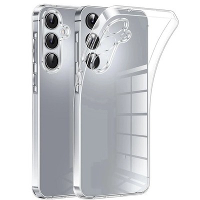 Stoßfeste durchsichtige weiche Silikonhülle für Samsung S25 S24 S23 S22 S21 Ultra