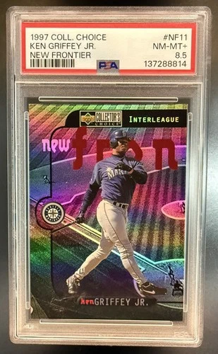 1997 Upper Deck Collector's Choice Ken Griffey Jr. #NF11 New Frontier PSA 8.5