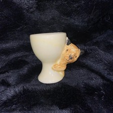 vintage 1950s Keele Street Pottery Sooty character egg cup