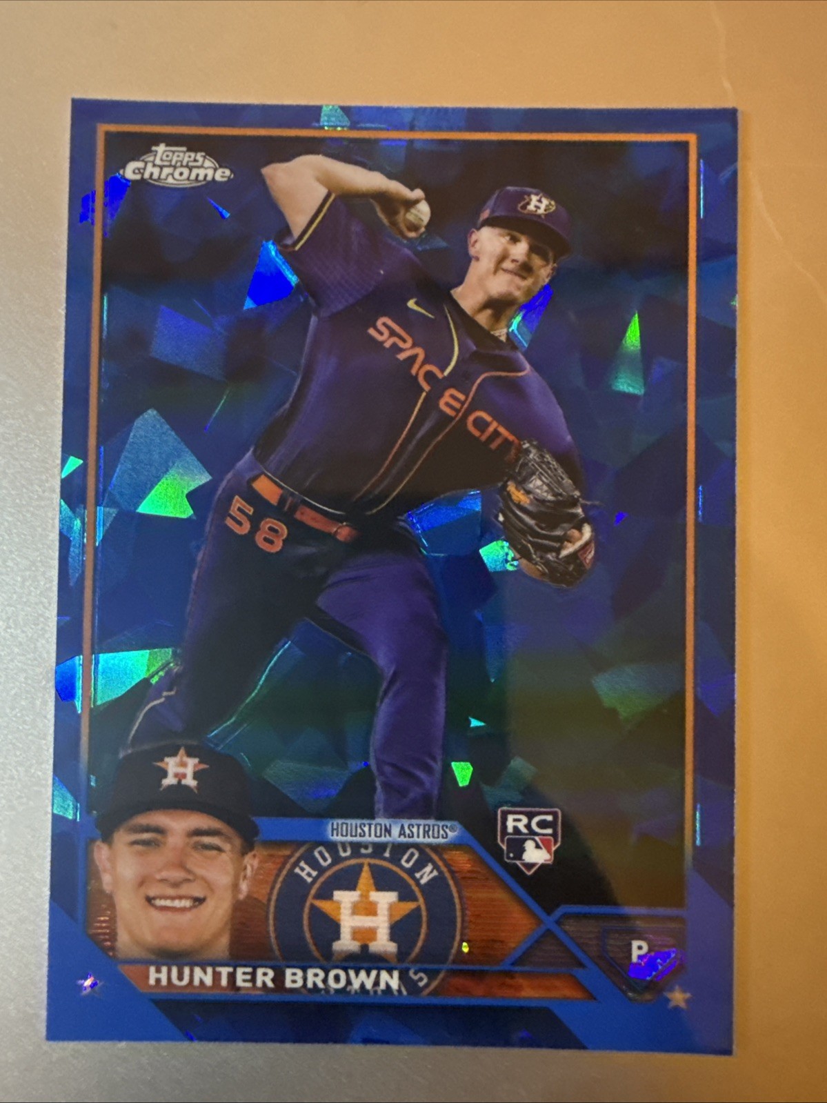 Hunter Brown 2023 Topps Chrome Sapphire Edition #111 Houston Astros