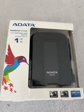Adata Dashdrive Durable HD710 2.5 Portable HDD 1 TB Superspeed USB 3.0 New.